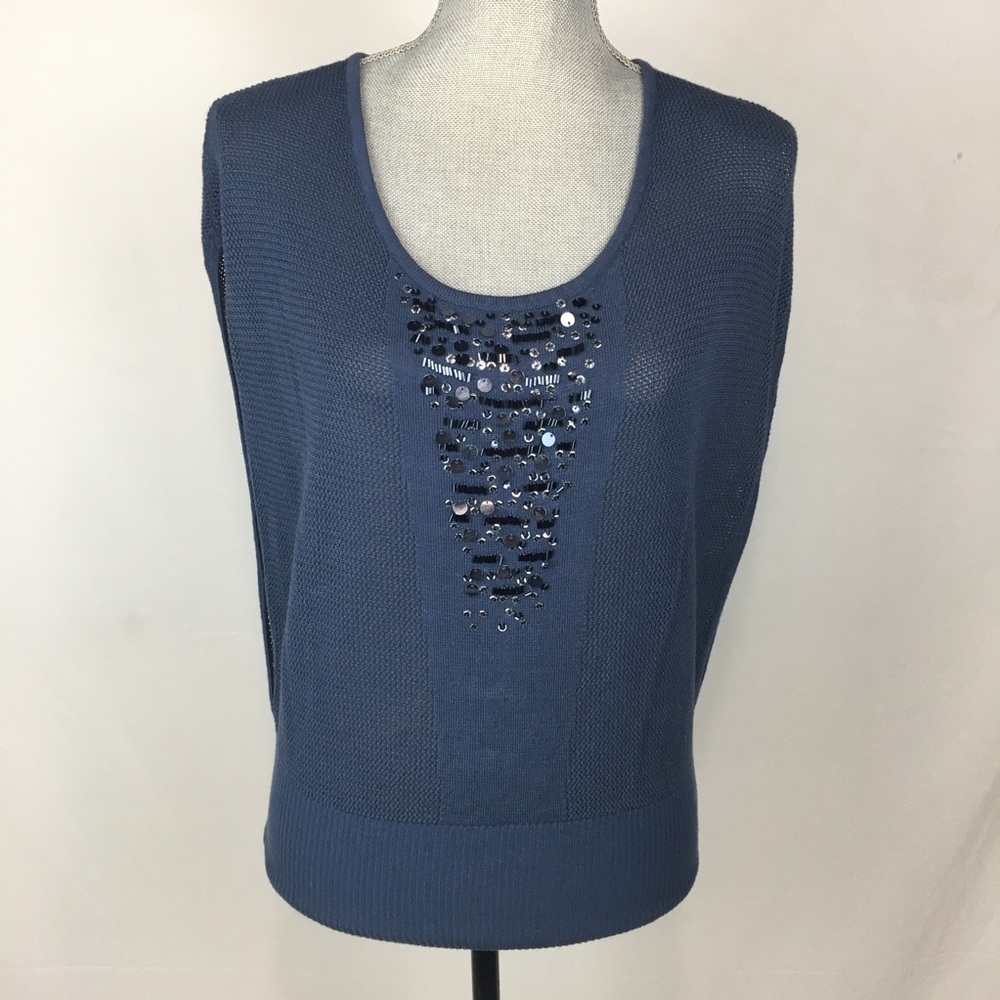 Twenty One Sleeveless Sequin Blouse Medium